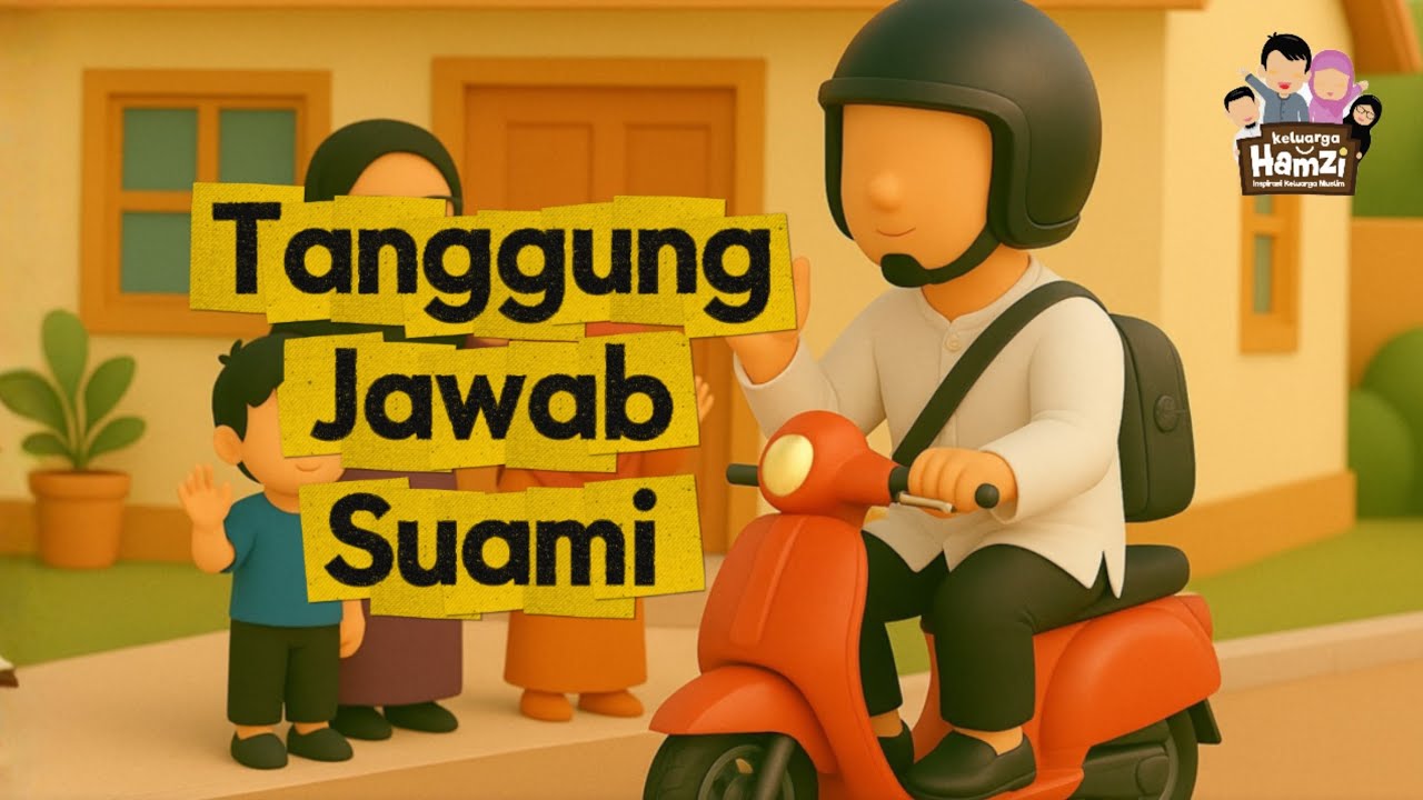 TANGGUNG JAWAB SUAMI‼️ Animasi Keluarga Muslim  #keluargahamzi 