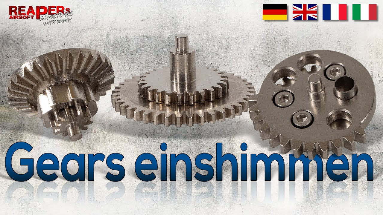 [Tech] Shimming/Shimmung einer AEG/S-AEG (Bevel to Pinion) 2022 6mm Airsoft/Softair - Deutsch