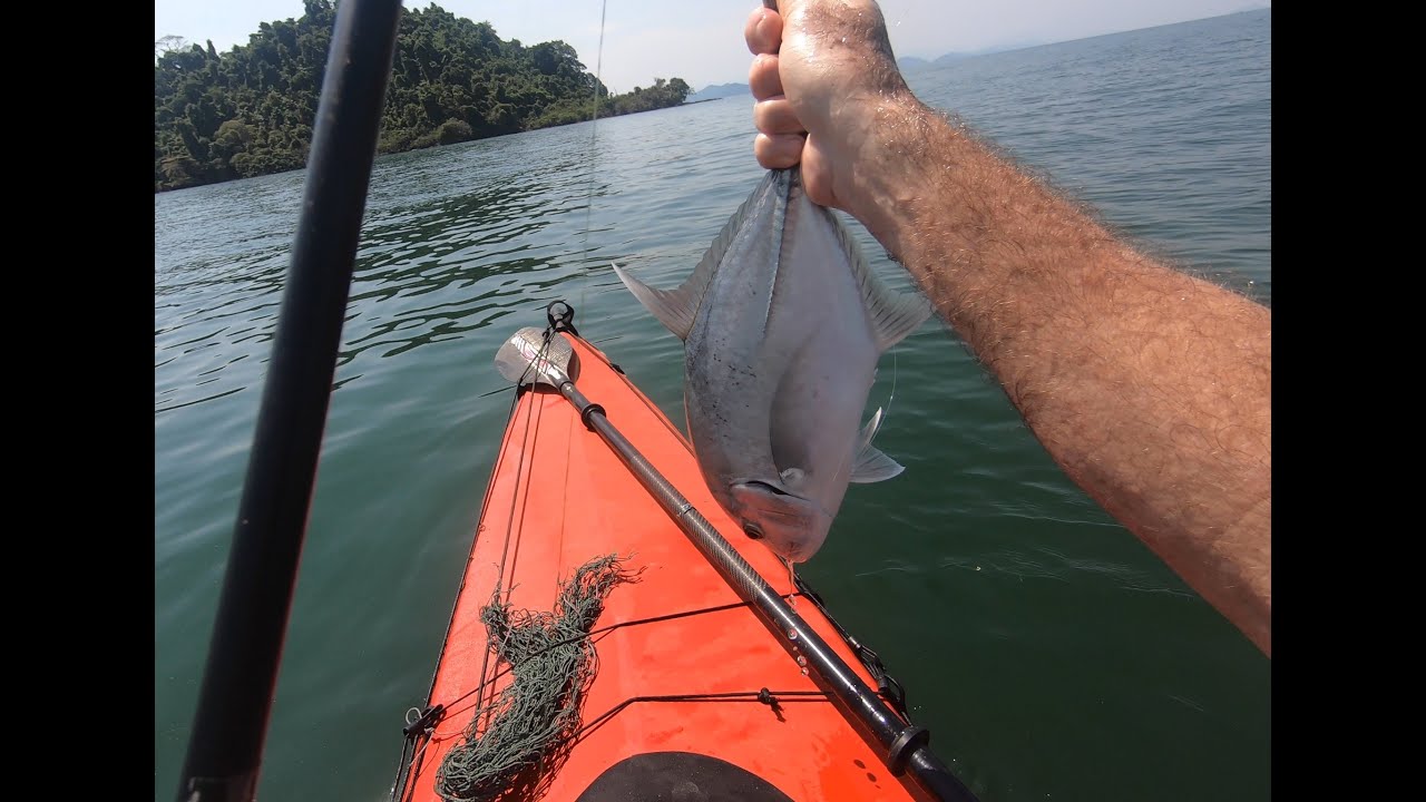 Catching Trevally From My Kayak in Ranong, Thailand (Between Koh Phayam and Koh Chang)