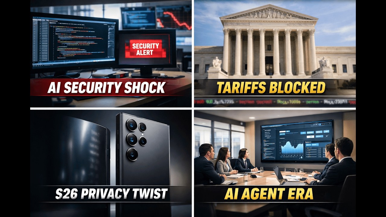 Tech News | Anthropic Security Fallout, Tariff Chaos & Galaxy S26 Privacy Twist | newsbite.tech