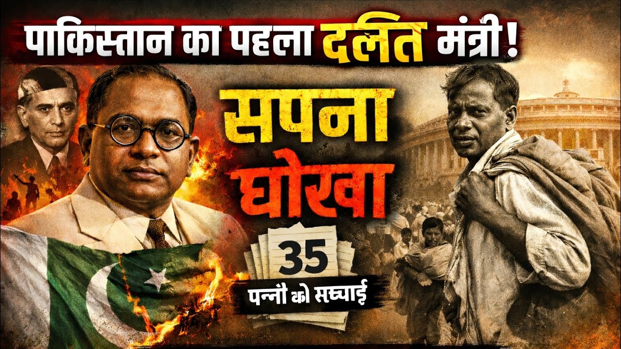 पाकिस्तान का पहला दलित मंत्री | योगेंद्र नाथ मंडल की सच्ची कहानी | 35 पन्नों का सच ।।
