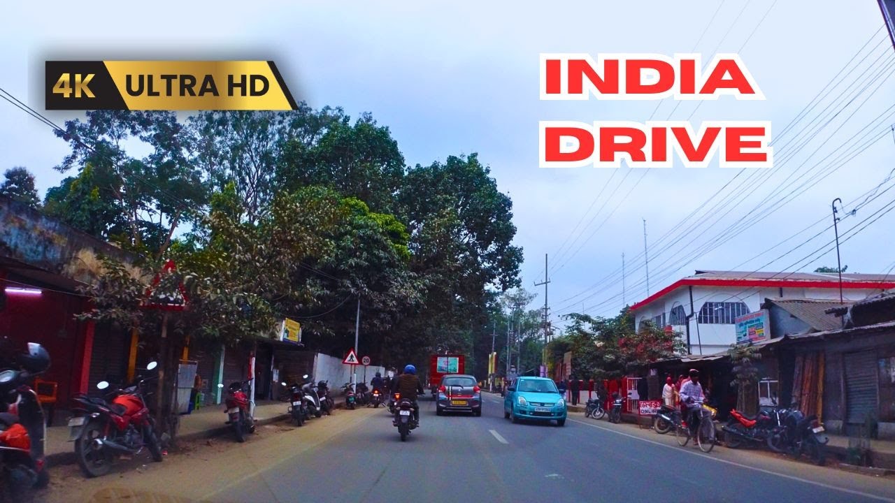 India Scenic Drive 4K - Mangaldoi to Guwahati, Assam