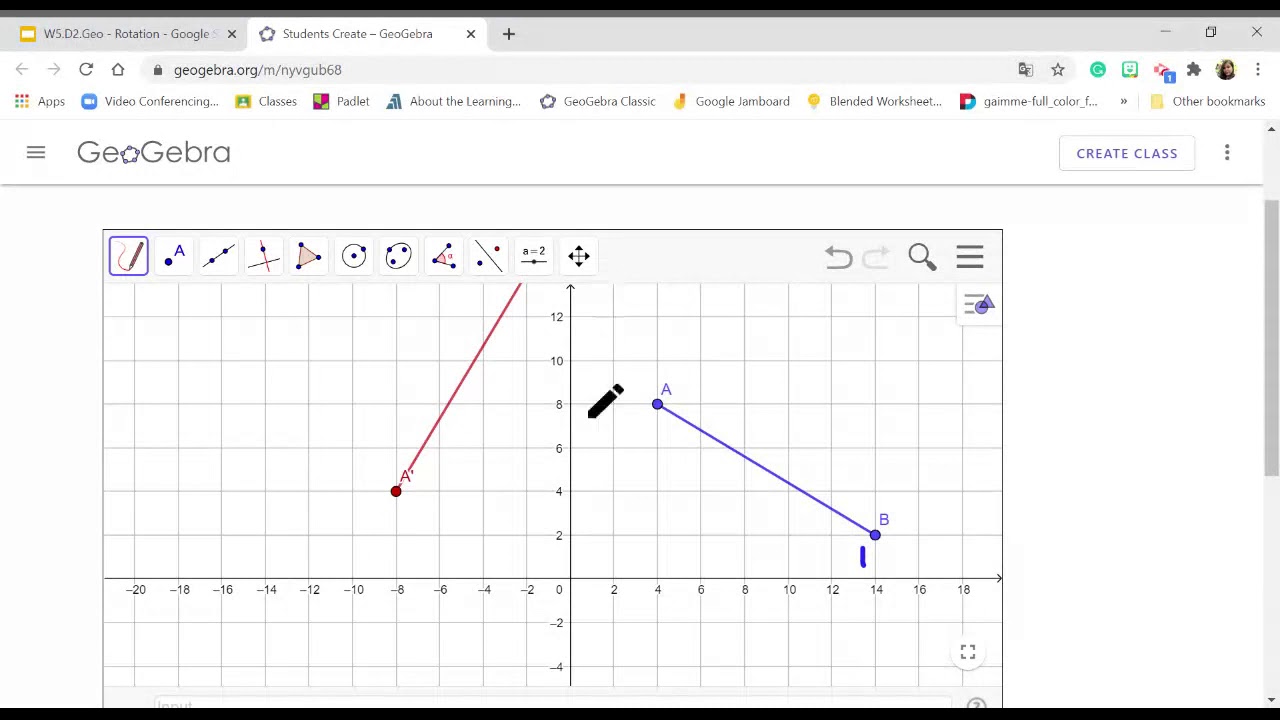 Rotating a Line Segment