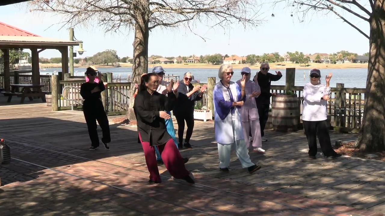 Tai Chi (Yang Style 42 Form) with Hanqing Tai Chi in the Villages, Florida 26 February 2026.