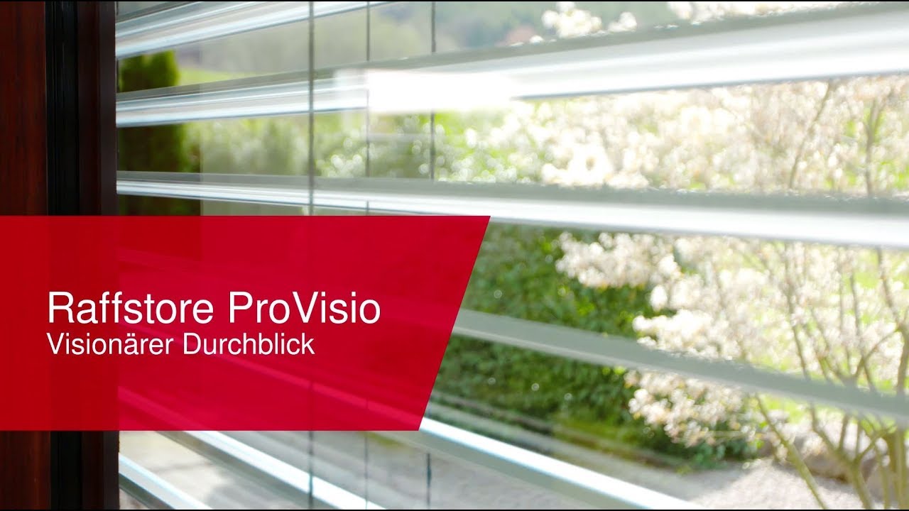 Technologie ProVisio für Außenjalousien (Raffstoren)