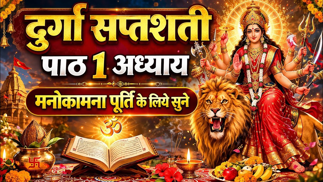 दुर्गा सप्तशती पाठ 1 अध्याय | durga saptashati path 1 | navratri vrat