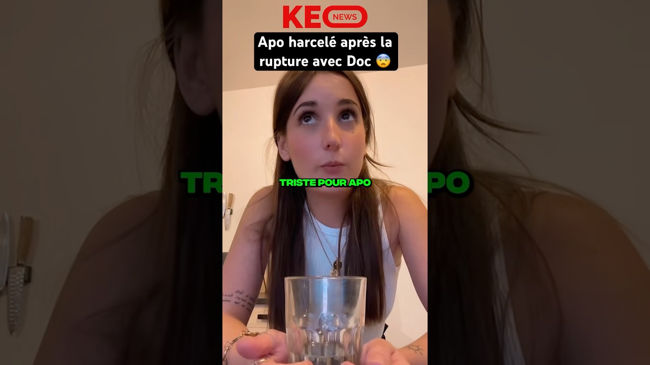 APO HARCEL&Eacute; APR&Egrave;S SA RUPTURE AVEC DOC JAZY 😨 (la pauvre..) #shorts #drama #apo #docjazy #tiktok