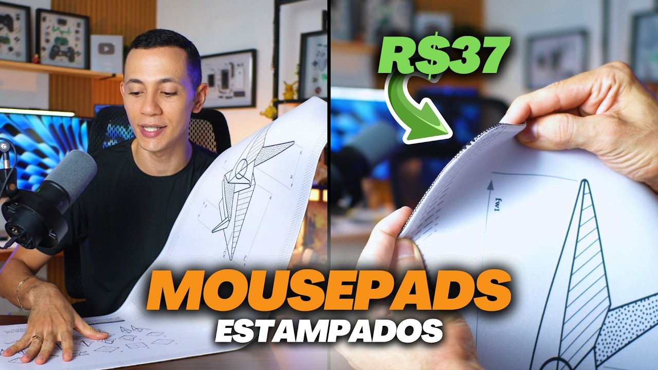 OS MELHORES MOUSEPADS BARATOS QUE JÁ COMPREI PARA MEU SETUP!