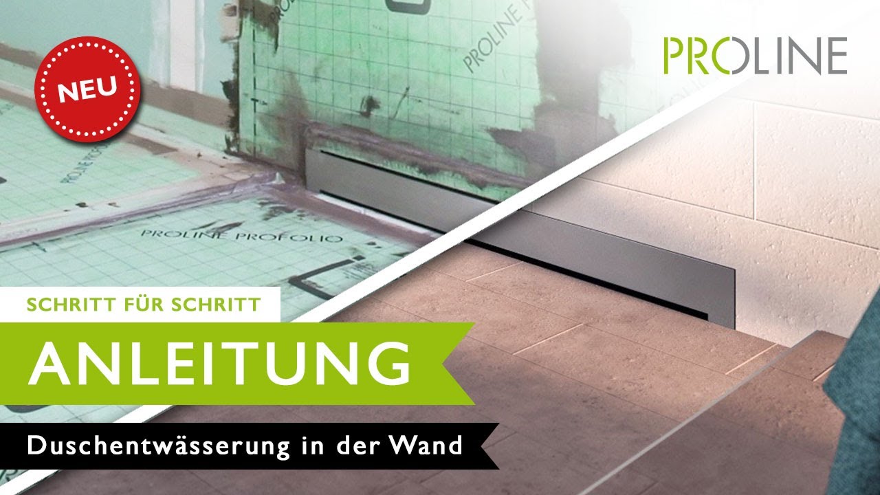 Wandablauf f&uuml;r perfekte bodengleiche Duschen mit PROCHANNELw-line (2021)