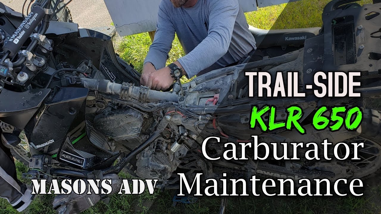 Как я чищу карбюратор в дороге | Masons ADV | KLR 650