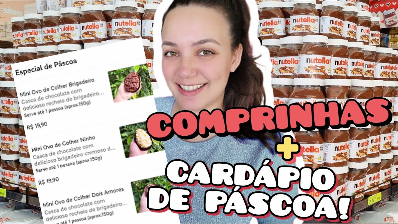 Repondo Estoque + Cardápio de Páscoa para o Delivery de Doces