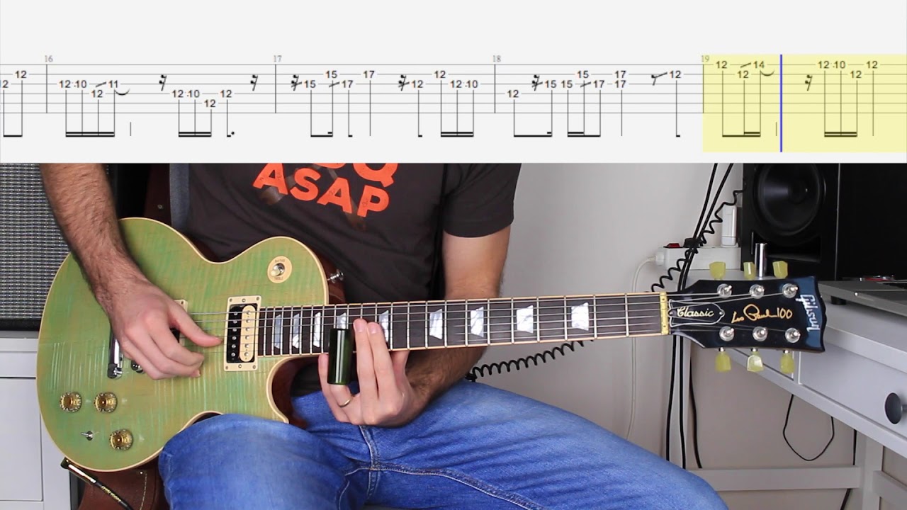ZZ Top - Just Got Paid (Billy Gibbons) Slide solo lesson (OPEN E tuning)