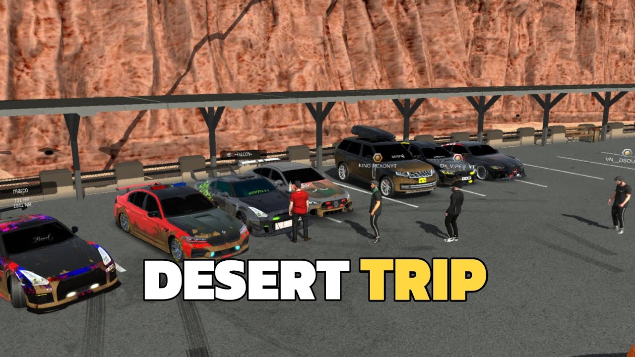 DESERT TRIP 😁...!! CAR PARKING MULTIPLAYER 