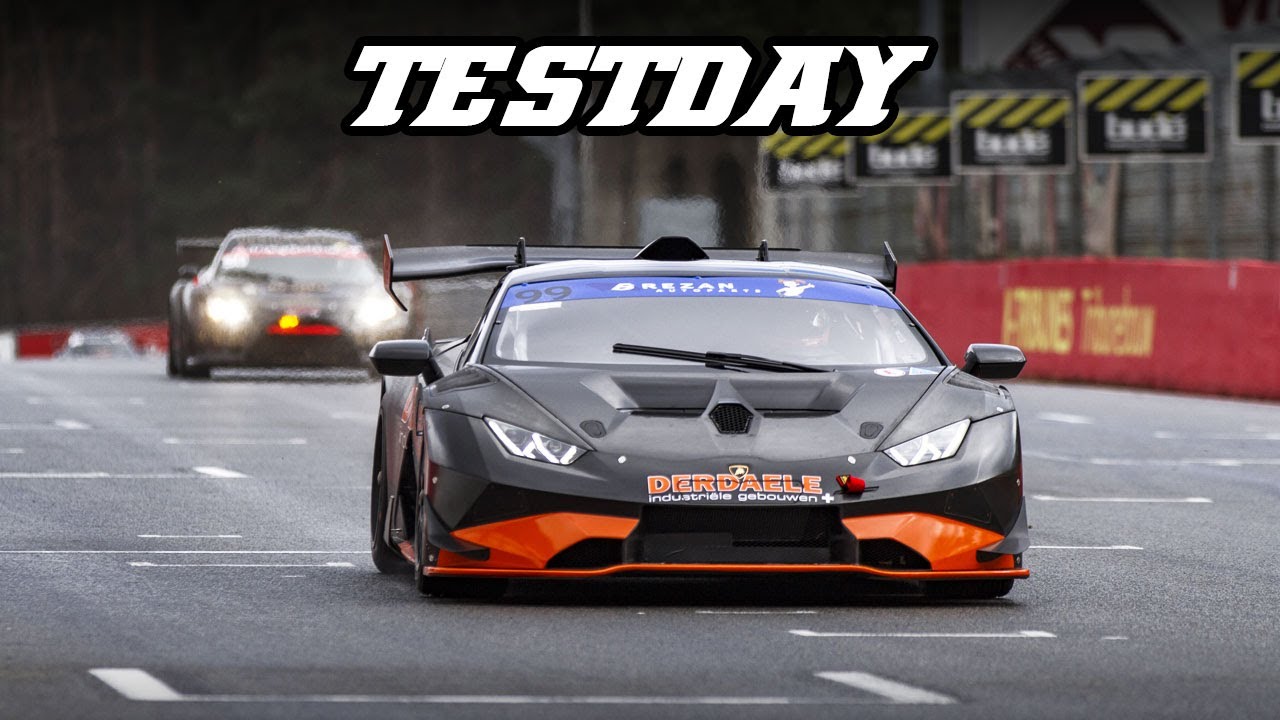 Testday Zolder - Huracan ST evo, Lamera cup, Cayman, Leon