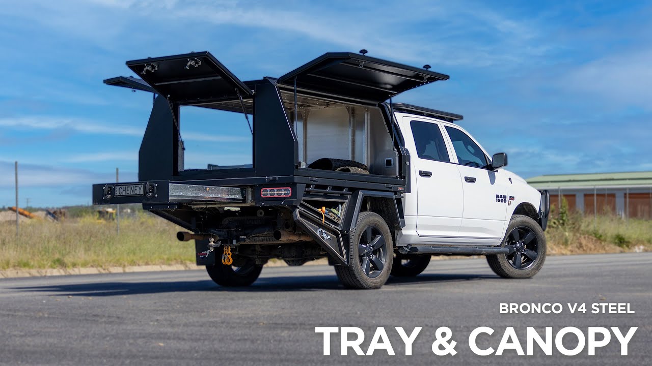 Dodge Ram 1500 - V4 Steel Tray & Full-length Canopy