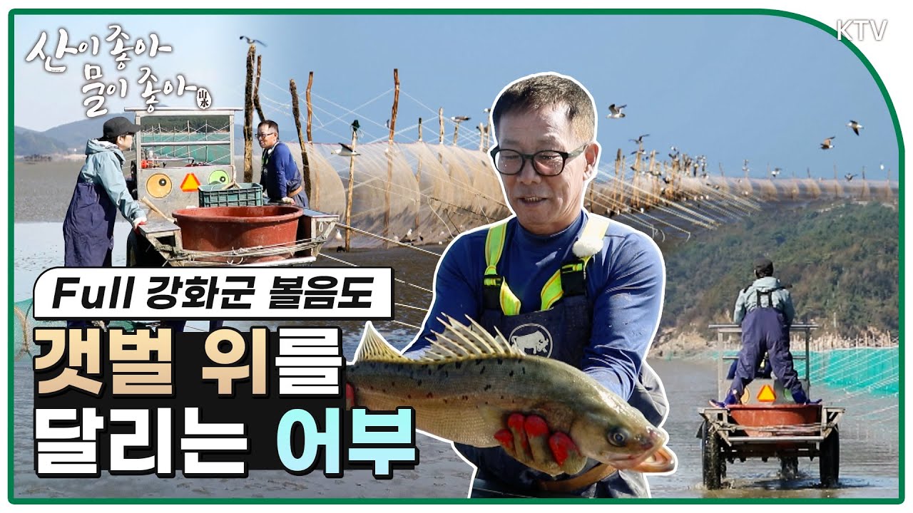 [산이 좋아 물이 좋아 시즌2] 갯벌 위를 달리는 어부 - 강화도 볼음도 Full ver