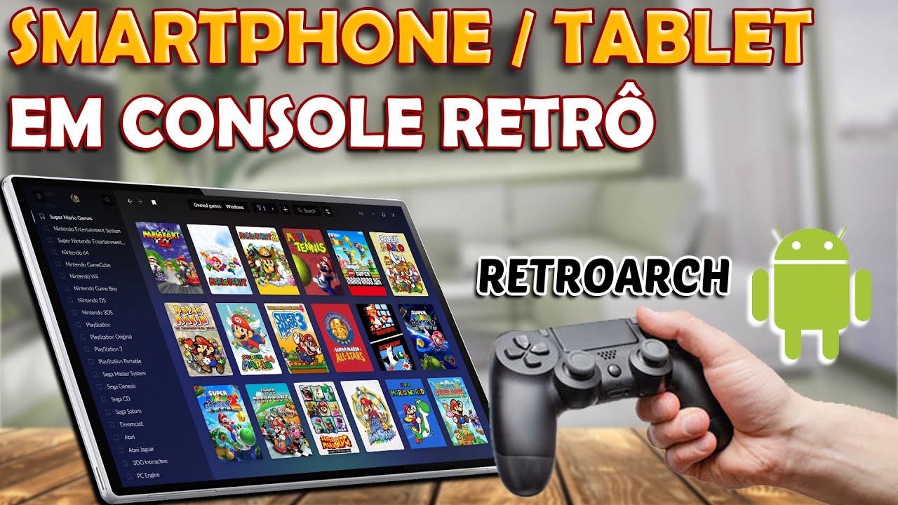 Como transformar seu SMARTPHONE ou TABLET em Console retrô