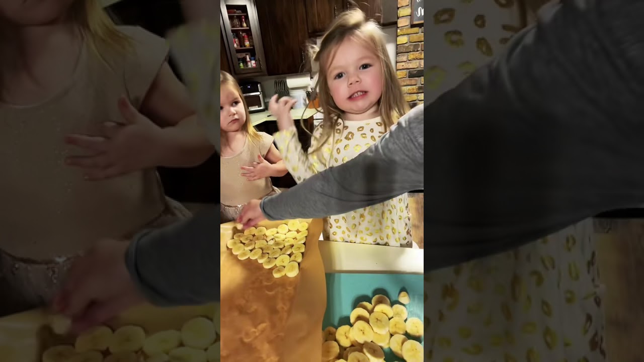 Freeze Drying bananas