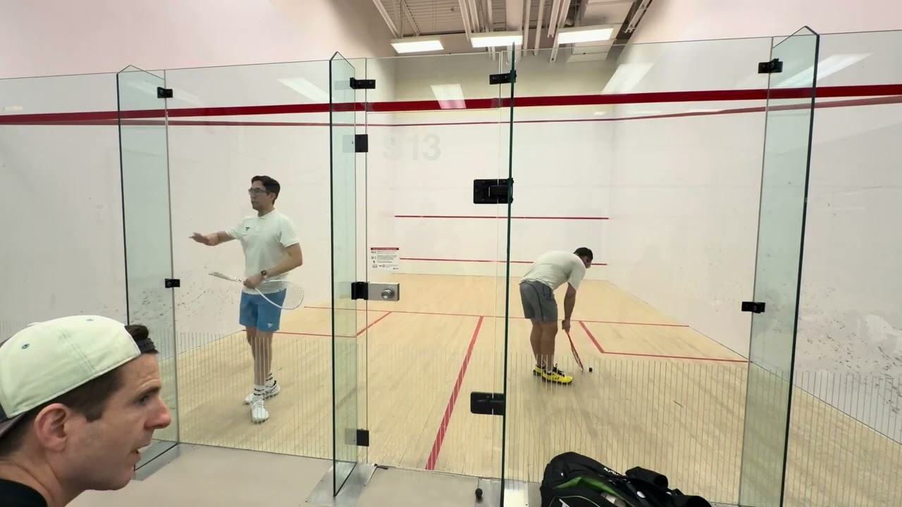 Squash - Interclub Men’s 5 - MRU vs UofC - Position 3 - Jarrett vs Jonathan