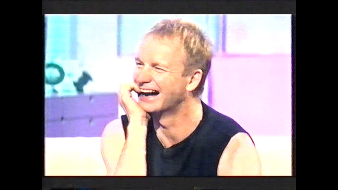 STING CHATS TO DALE WINTON (RIP Dale) AND SINGS ON THE UK NATIONAL LOTTERY APRIL 2000