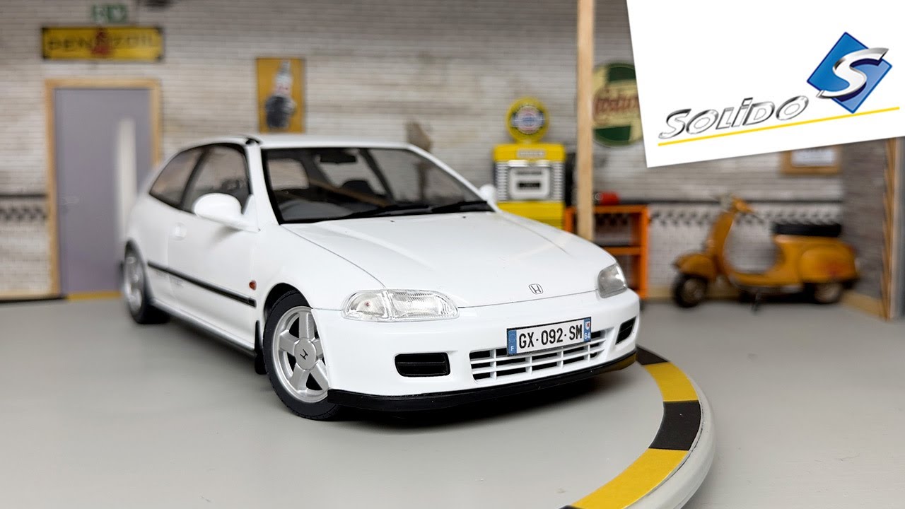 Excellente surprise pour cette HONDA CIVIC EG6 de Solido au 1/18 (174)