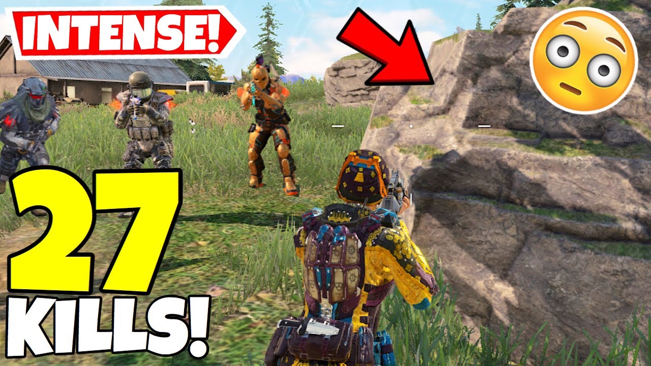 THEY TRAPPED ME BEHIND THIS ROCK & THIS HAPPENED IN CALL OF DUTY MOBILE BATTLE ROYALE!