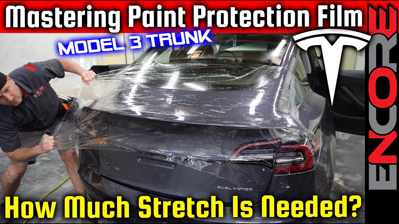 Tesla Model 3 PPF Installation Training (ONE PIECE Trunk Lid/Hatch)