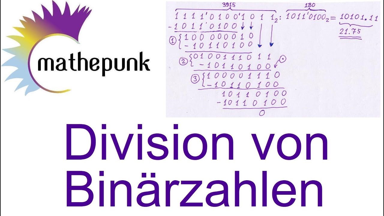 Division von Binärzahlen