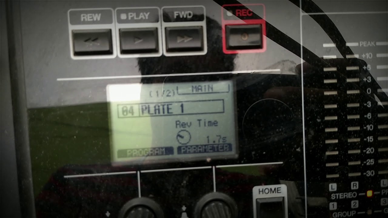 Yamaha mgp 32 display setup with delay and reverb and many more setup on yamaha mgp