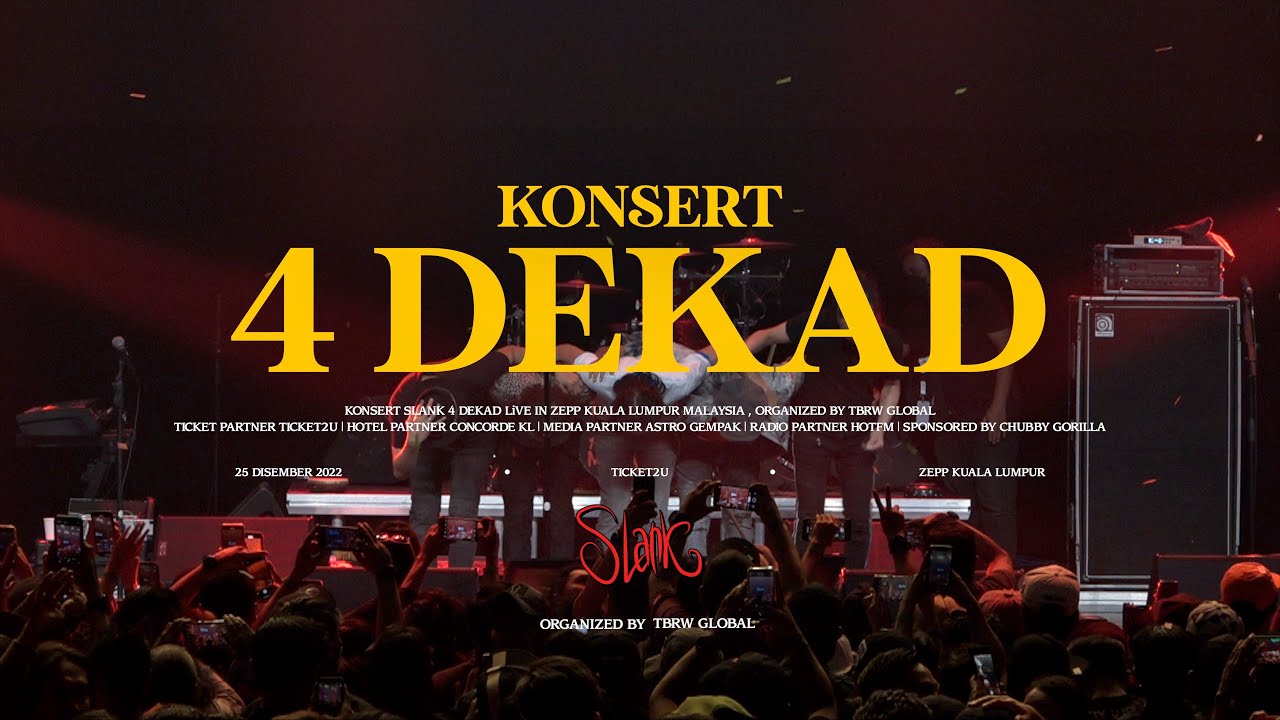 Konsert 4 Dekad Slank Live in Zepp Kuala Lumpur , Malaysia #slank #slankers