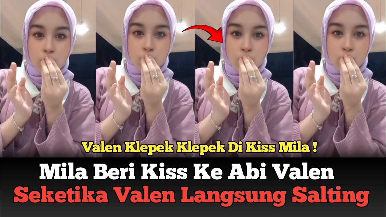 Auto Salting! Mila Beri Kiss Ke Abi Valen Bilang Makasih Dinner Nya Ya Abi Valen !