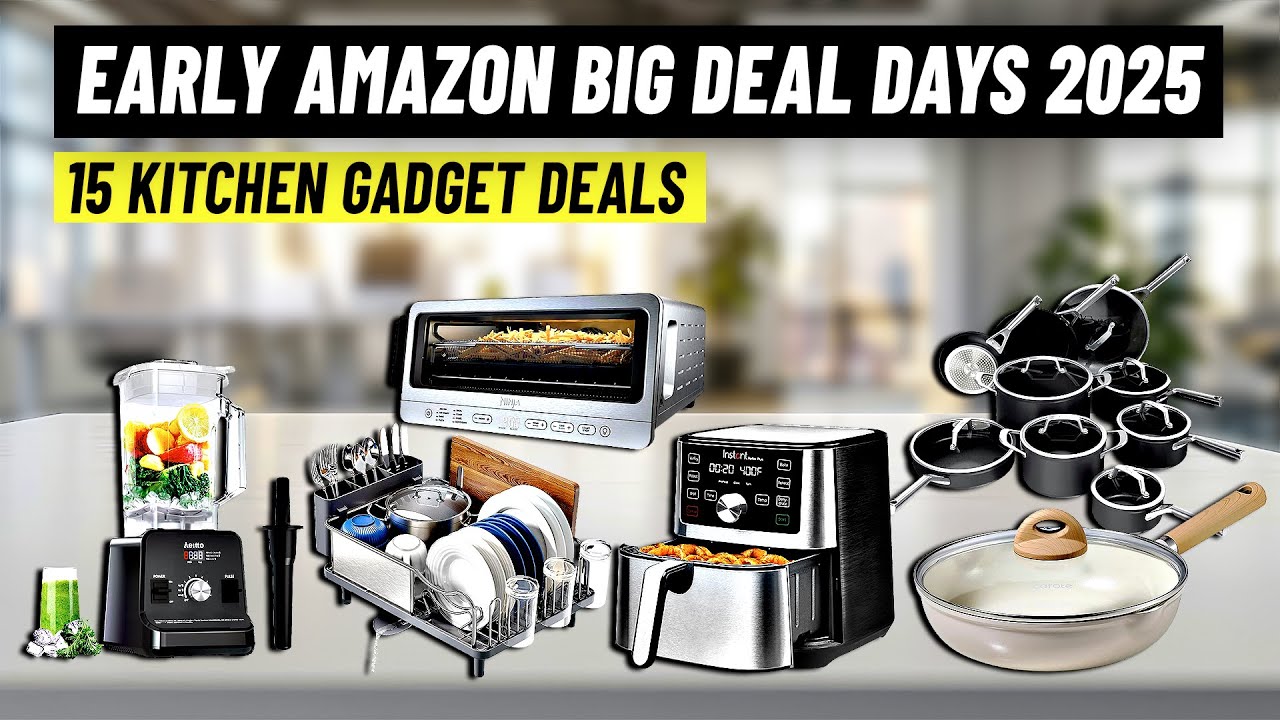 🔥 15 лучших предложений Amazon Prime Days 2025 на кухонные гаджеты, которые вы не можете пропустить!