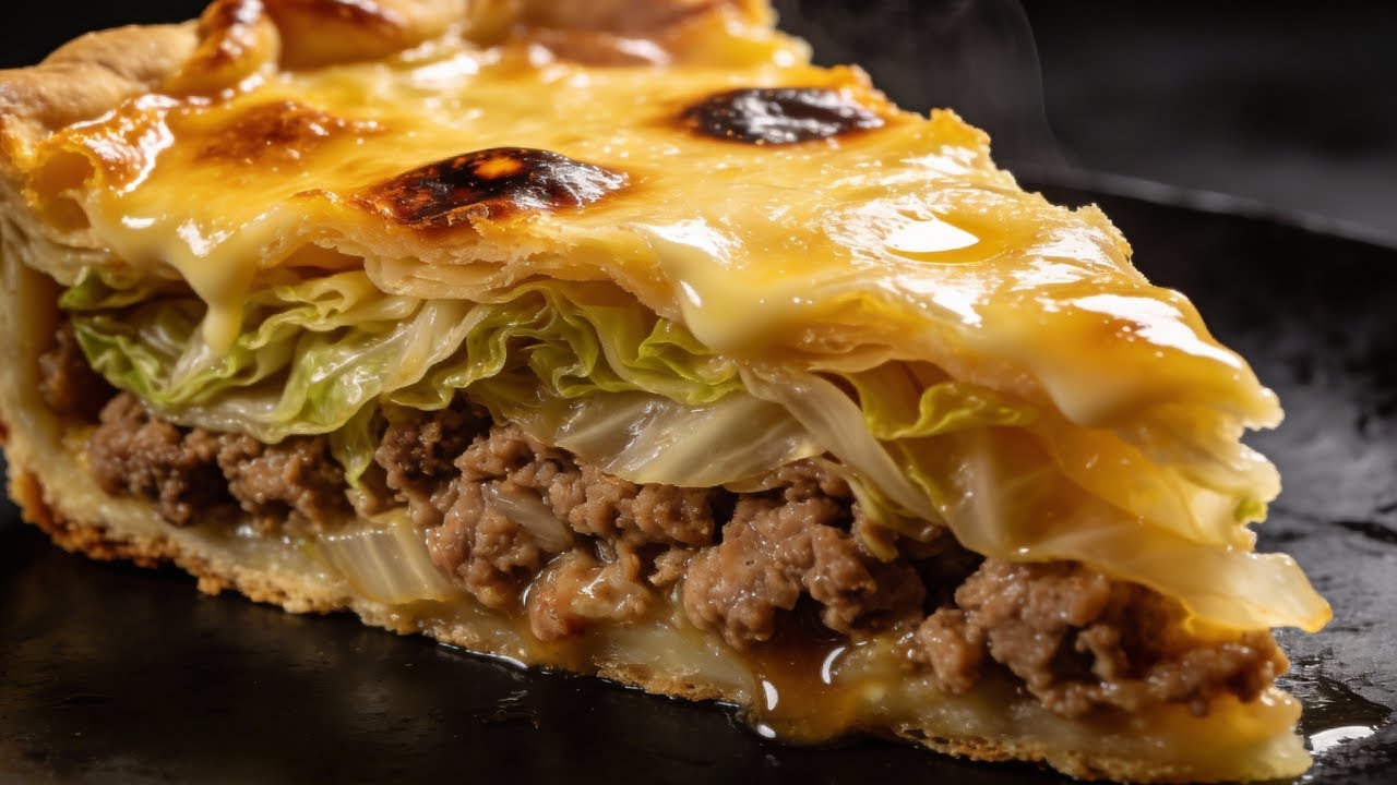 The BEST Cabbage Pie I've ever made! Better than meat!