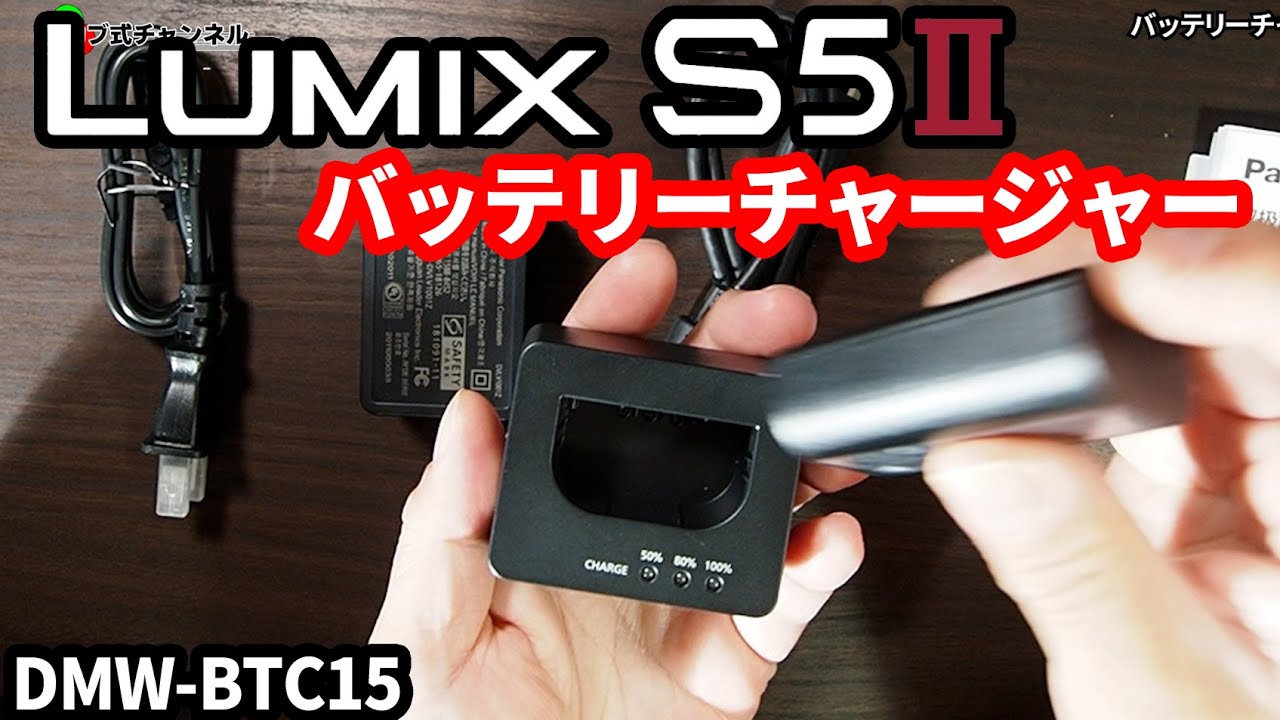 バッテリーチャージャーDMW-BTC15とバッテリーパック ＢＬＫ２２