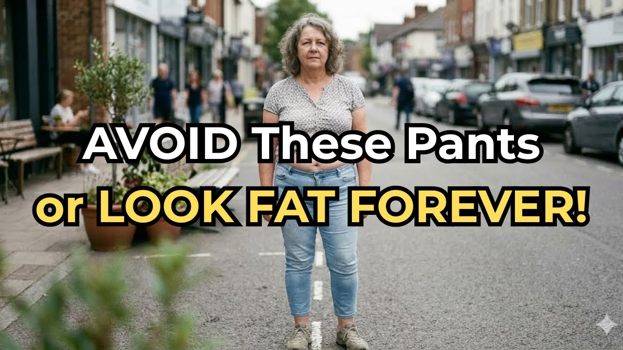 Pants To Avoid with Large Tummy & Lower Belly Pooch -Apple Shapes, Short Legs - Mature Women!