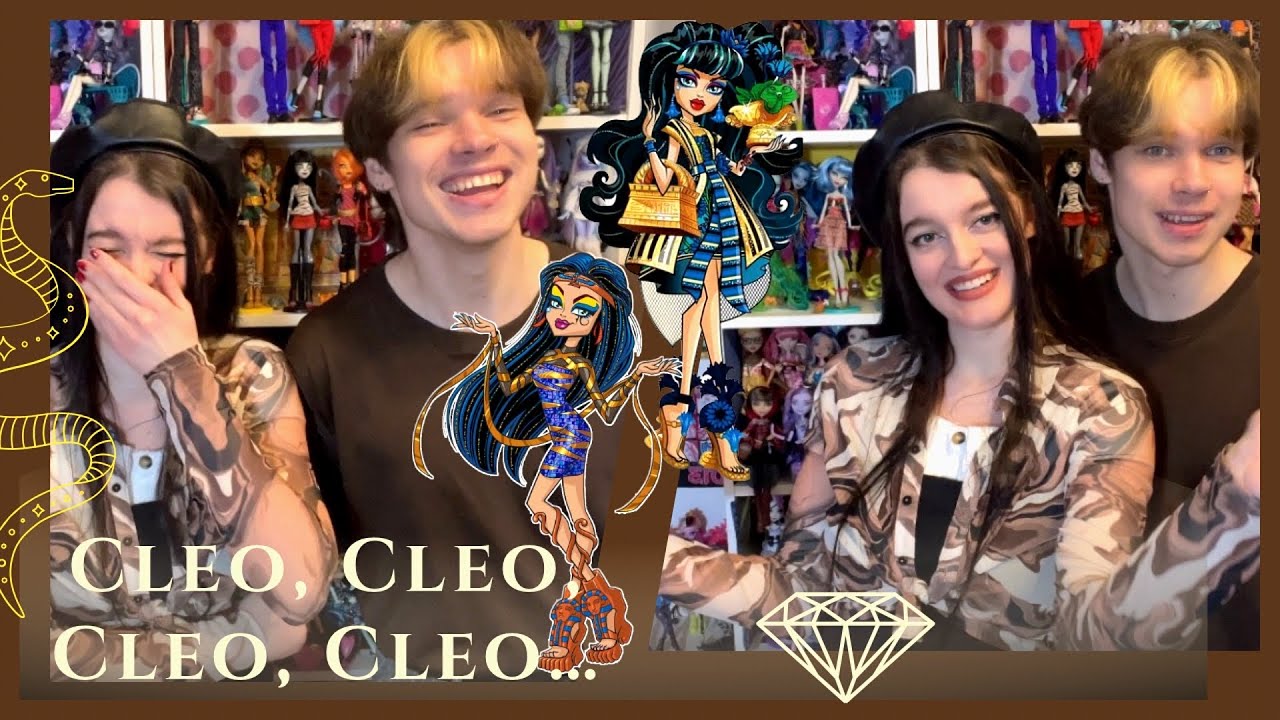 CLEO X ALADYN?👀💎 Oceniamy z Hubertem wszystkie lalki MONSTER HIGH #4- Cleo De Nile🐍🌞