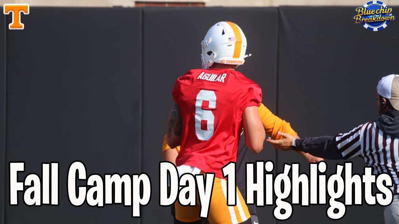 Tennessee Fall camp Day 1 highlights 2025