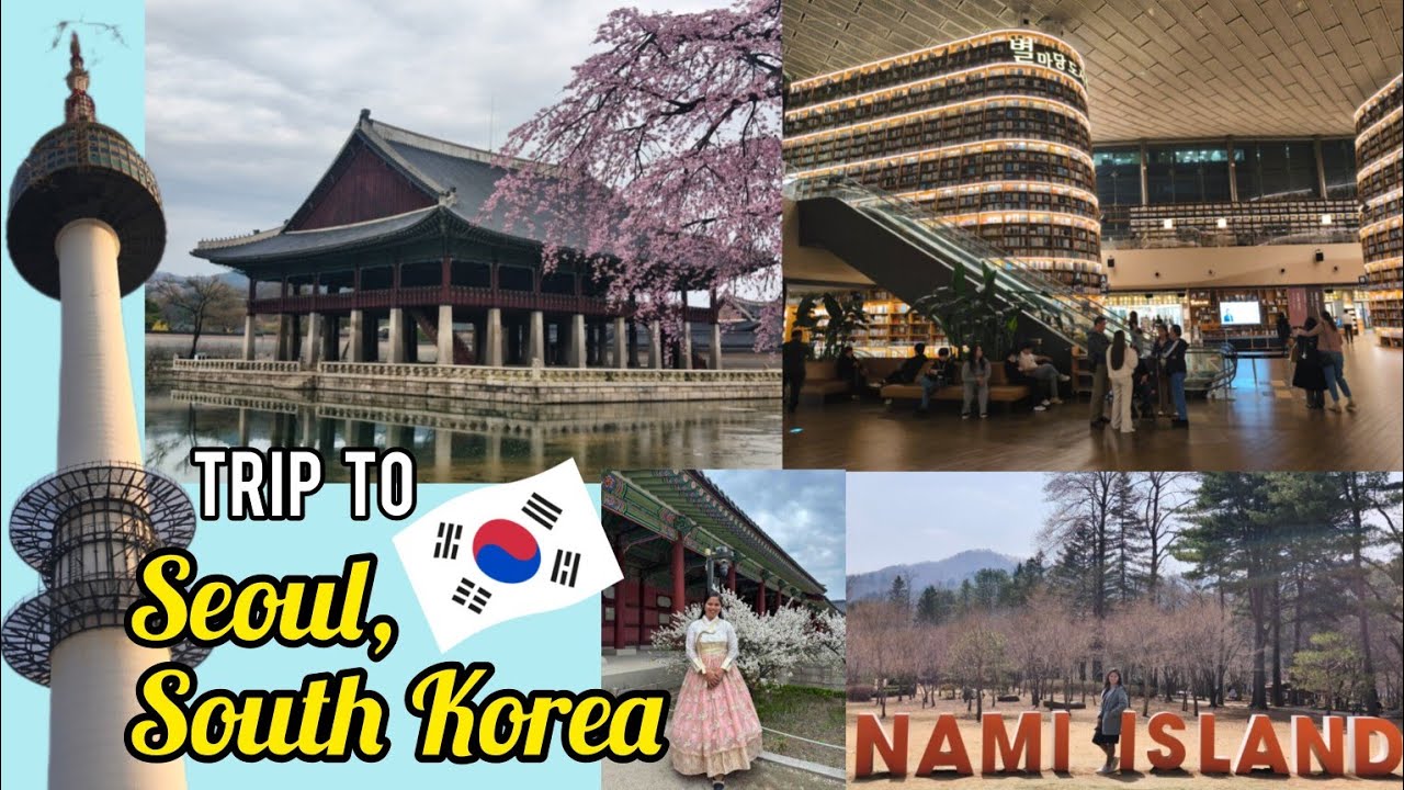 Seoul Travel Vlog Part 1 | Seoul, South Korea |  Spring Season 2025