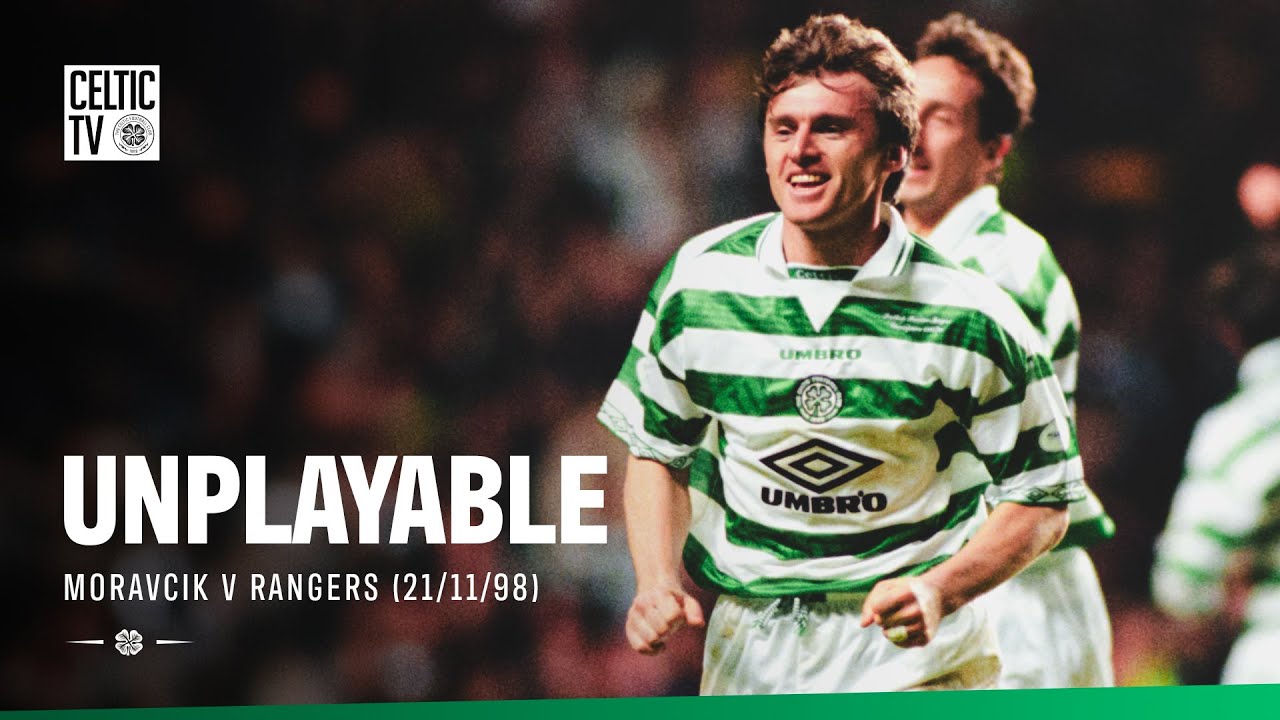 Unplayable: Lubomir Moravcik v Rangers (21/11/98) | The Birth of a Celtic Icon ✨