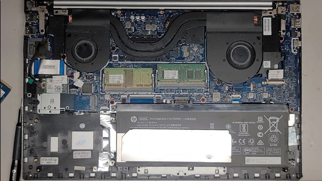 HP ENVY m Laptop 17m-cg0013dx Disassembly RAM SSD Hard Drive Upgrade Battery Replacement Repair