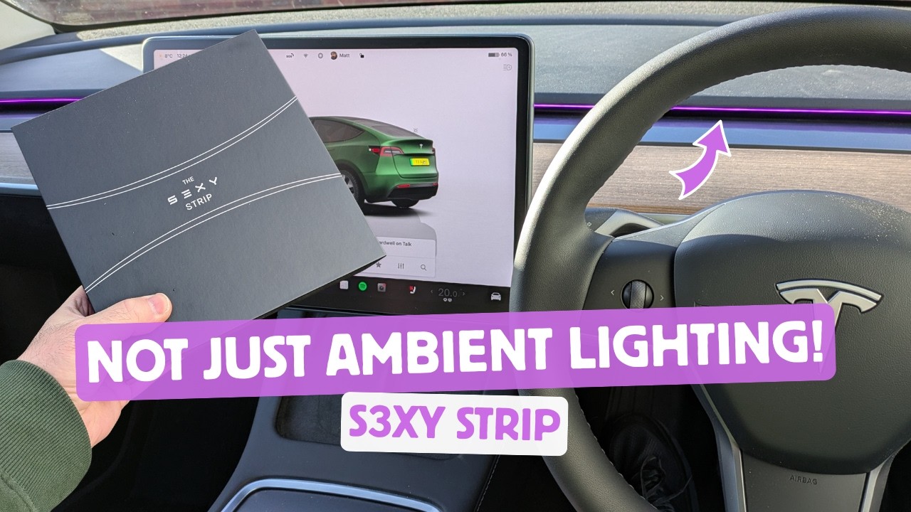 Установка S3XY STRIP в мою старую Tesla Model Y.