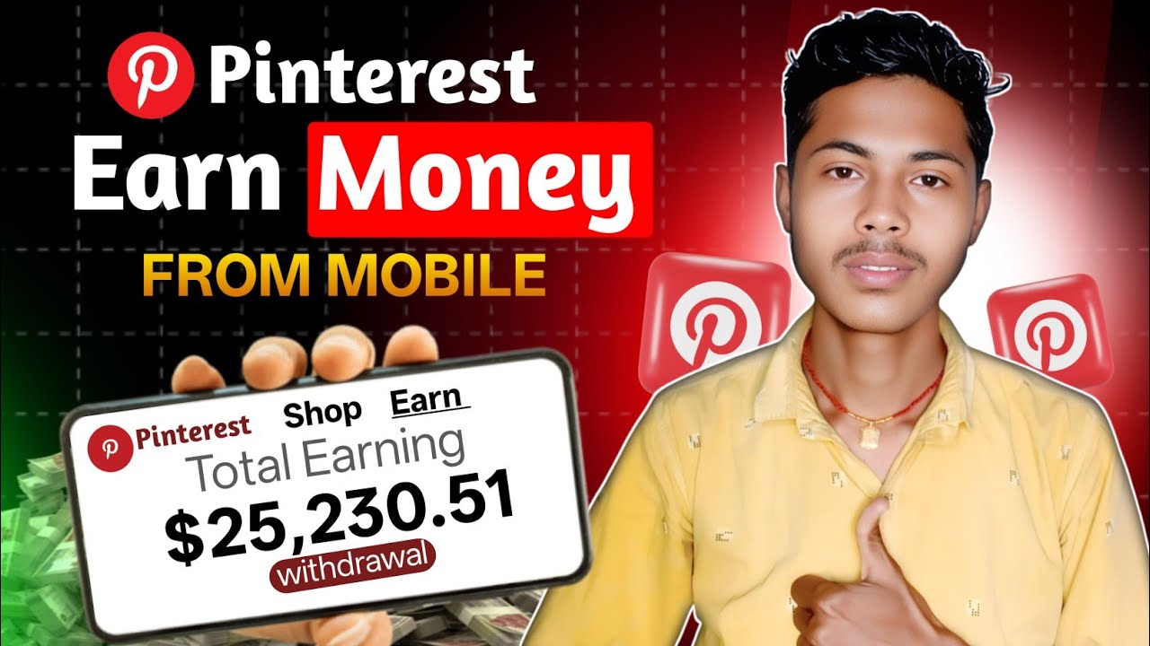 How to Earn money with Pinterest in Mobile | Pinterest Affiliate Marketing(Step By Step) 
