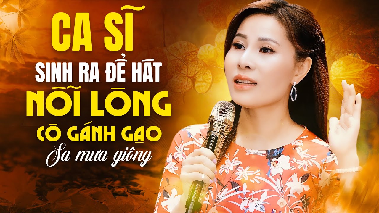 Ca Sĩ Sinh Ra Để Hát Nhạc Dân Ca | LK Nỗi Lòng Cô Gánh Gạo & Sa Mưa Giông - Phi Thanh
