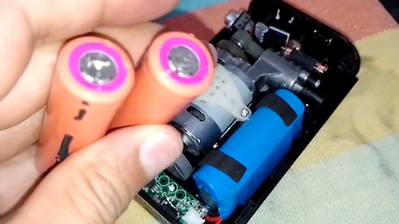 Como trocar a bateria do seu compressor portátil "iMars TP03"