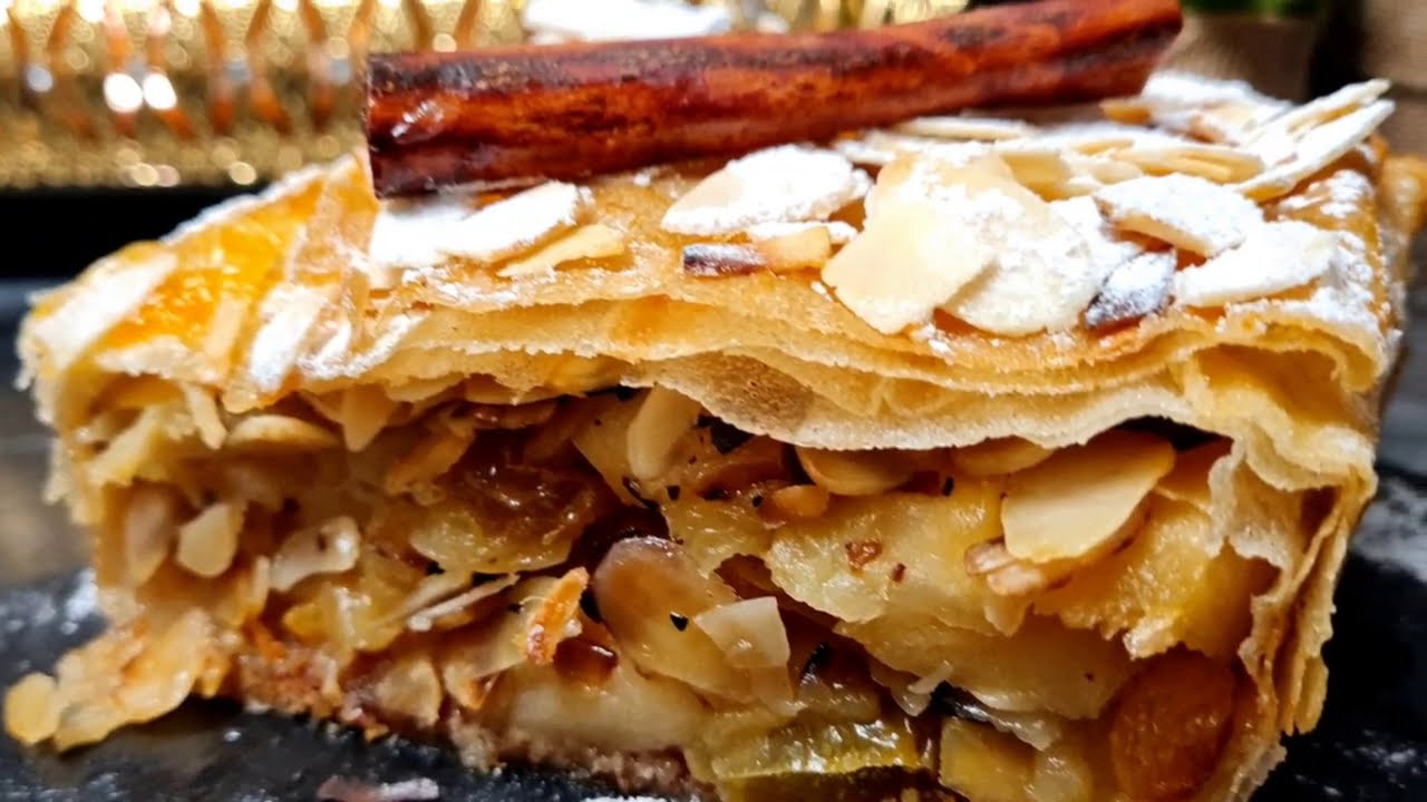 strudel aux Pommes 🍎  بالعربية و الفرنسية