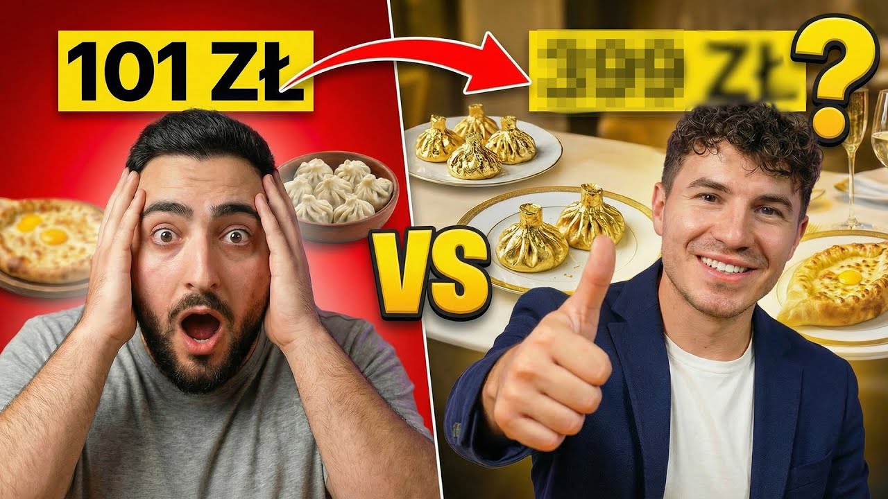 Polşada ucuz və bahalı gürcü restoranlarını yoxladıq! Qiymət fərqləri!