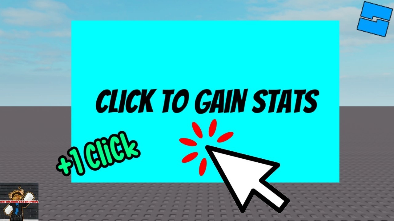 Roblox How To | Click Button for Stats