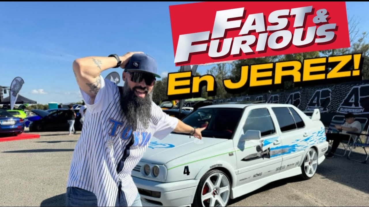 CAZO coche de FAST & FURIOUS en JEREZ!🤯 y vi el mayor espectáculo en DRIFT GAMES🏎️