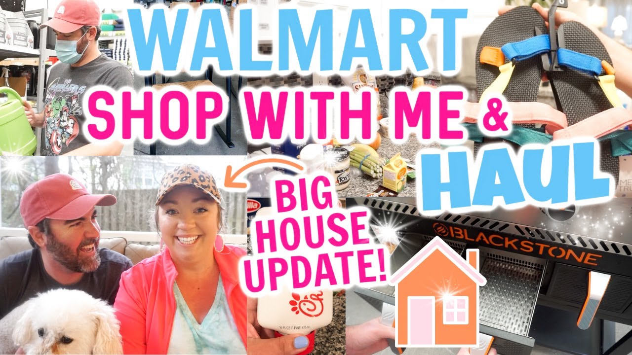HUGE WALMART SHOP WITH ME AND HAUL | EXCITING HOUSE UPDATE | SPRING WALMART HAUL | JESSICA O'DONOHUE