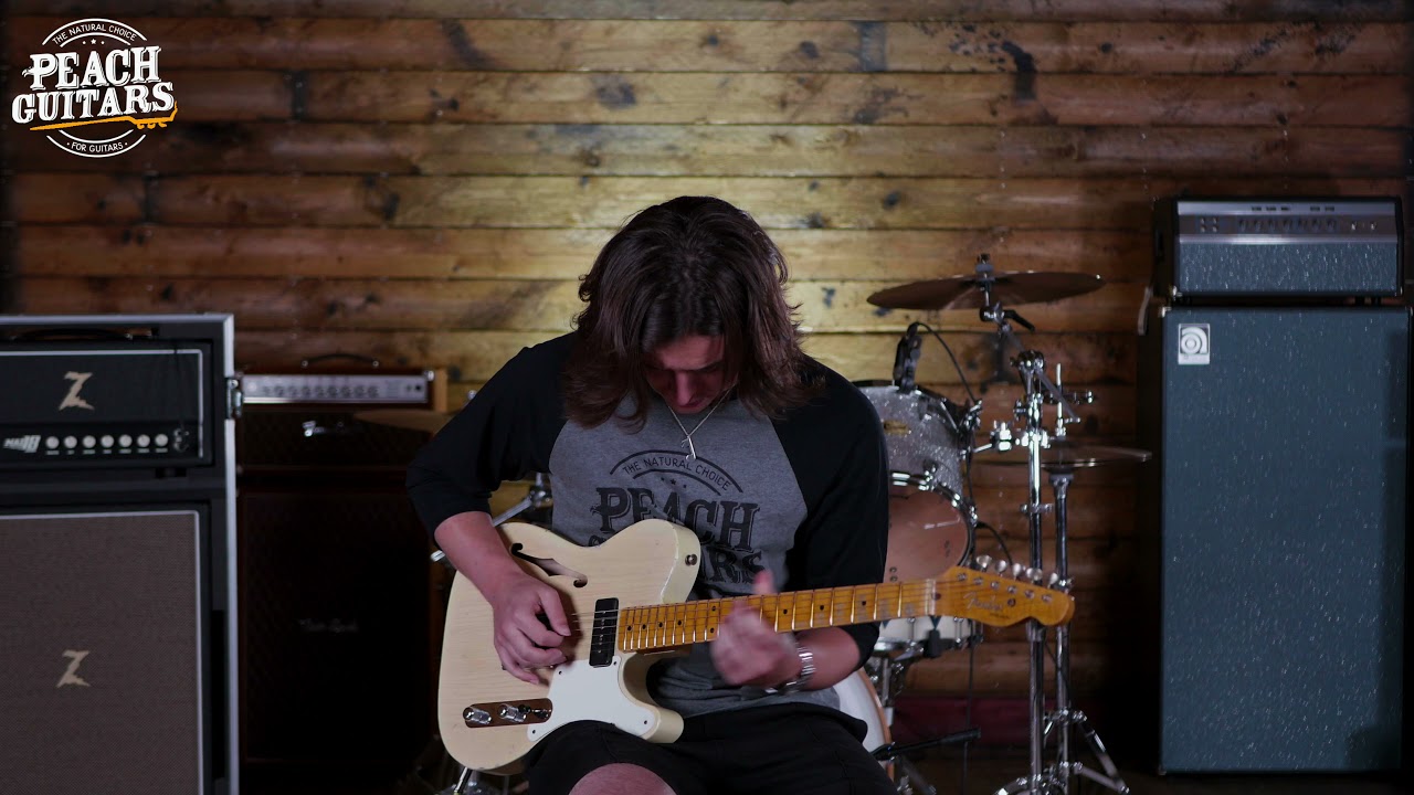 Fender Custom Shop Limited P90 Tele Relic Thinline Natural